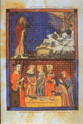 Illumination from Sarajevo Haggadah